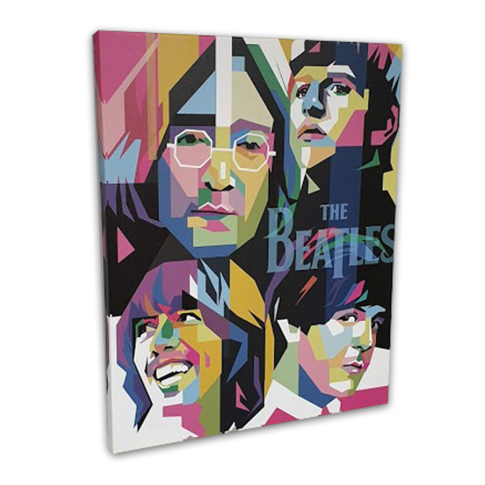 The Beatles Canvas Print 20x30 inches - To Do Designs
