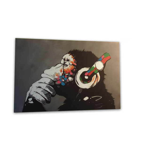 DJ Moneky Bansky canvas- 20x30