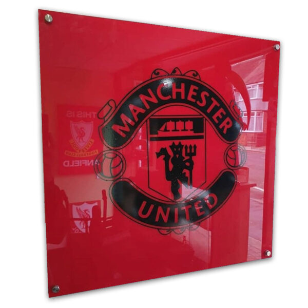 Manchester Utd Acrylic Sign