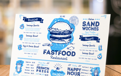 Laminated Menus Printed in Hull – Elevate Your Dining Experience